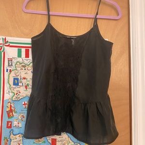 Lace Front Spaghetti Strap Top